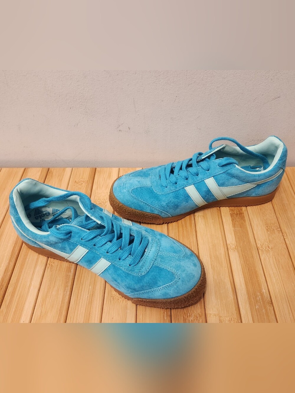 New Without Tags, Gola Turquoise Suede Sneaker Shoes - Women's Size 7